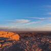 Gruppenreise für Alleinreisende I Anden Ablauf Sonnenuntergang im Valle de la Luna in der Atacamawüste