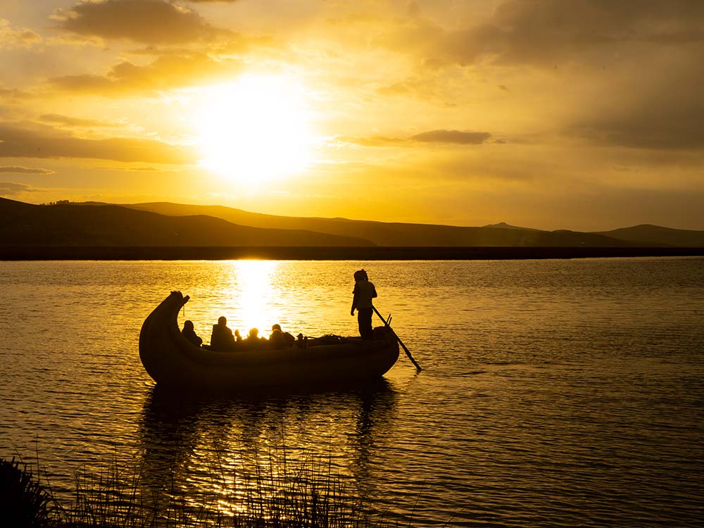 Titicaca See in Puno (Peru)